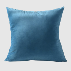 Velvet Pillow - Turquoise Blue