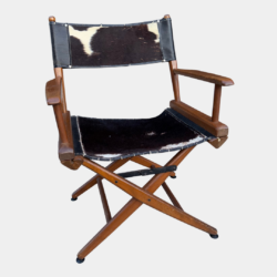 Cowhide Directors Chair